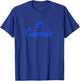 Carmelo the King / Blue Crown & Name Called Carmelo T-Shirt - T-Shirt | Royal