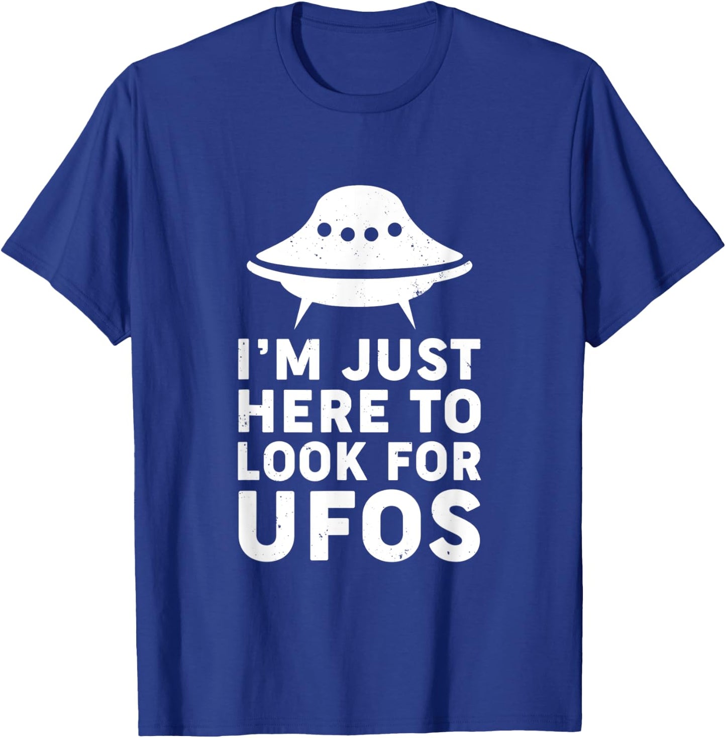 Funny UFO Believer Alien T-Shirt - T-Shirt | Royal