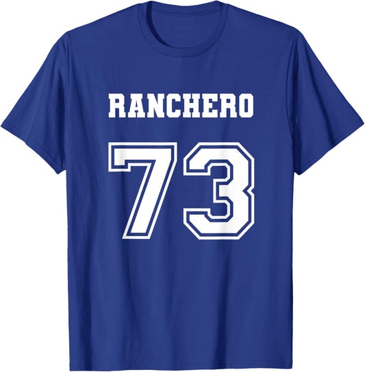 Jersey Style Ranchero 73 1973 Love Old School Pickup Car T-Shirt - T-Shirt | Royal