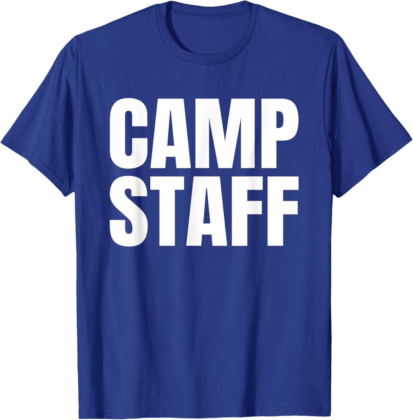 Summer Camp Staff Counselor Camping Camper Men Women Kids T-Shirt - T-Shirt | Royal