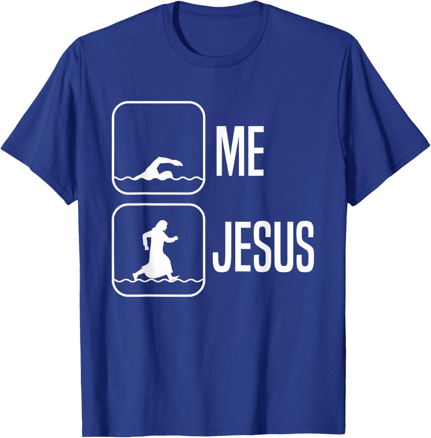 Funny Jesus Gift Men Women Cool Religious Christian Jesus T-Shirt - T-Shirt | Royal