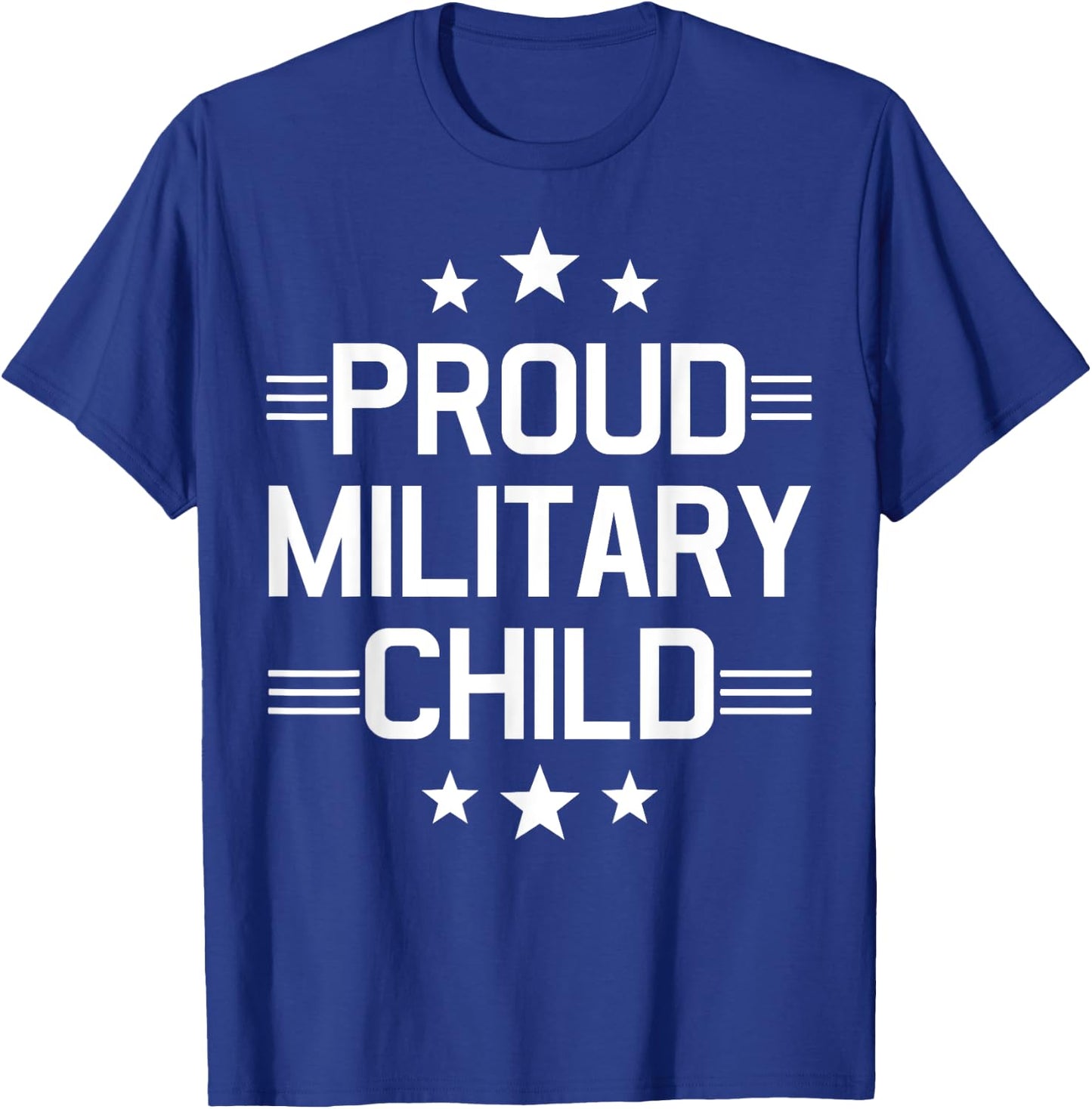 Purple Proud Military Child - Month of the Military Child T-Shirt - T-Shirt | Royal