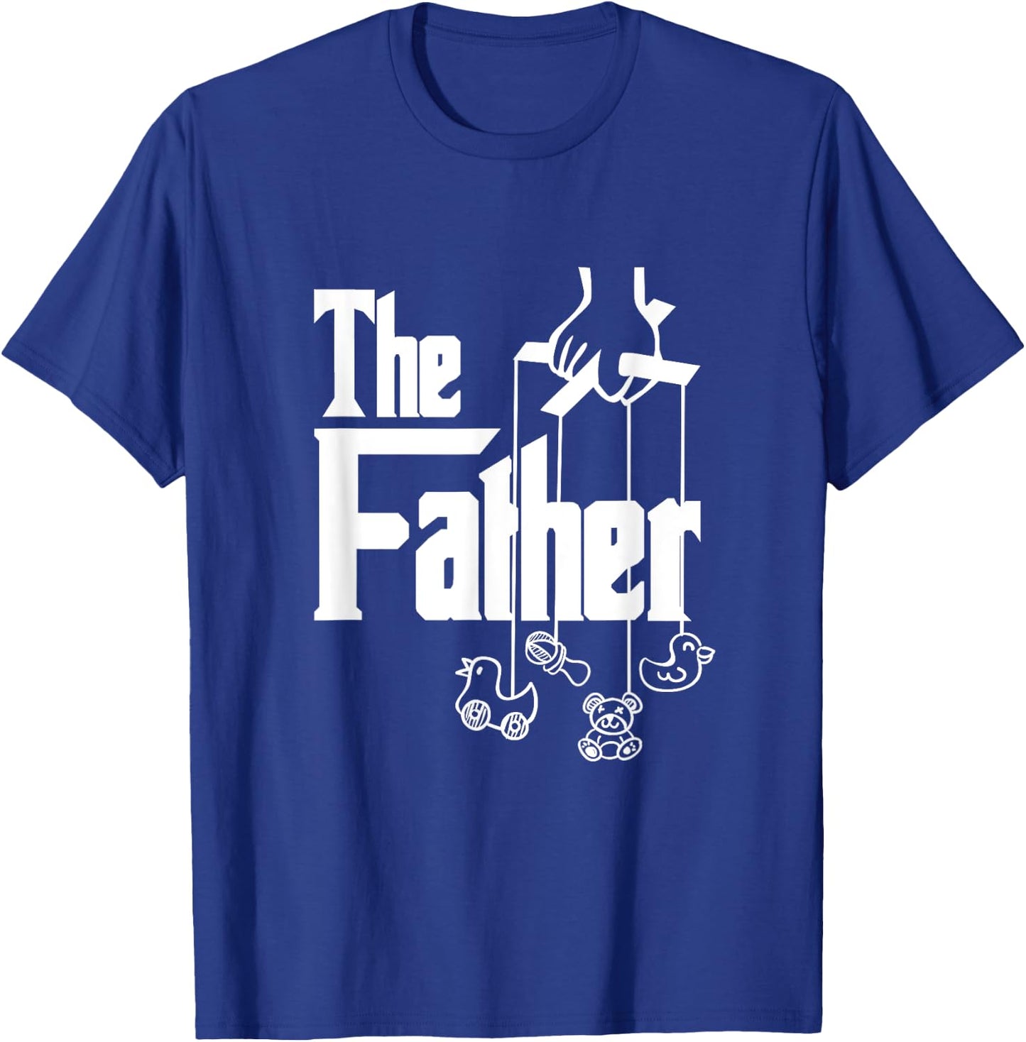 The Father Dad Daddy New Dad First Time Dad Father's Day T-Shirt - T-Shirt | Royal