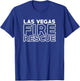 City of Las Vegas Fire Rescue Nevada Firefighter T-Shirt - T-Shirt | Royal