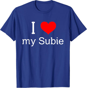 Funny I Love My Subie T-Shirt - T-Shirt | Royal