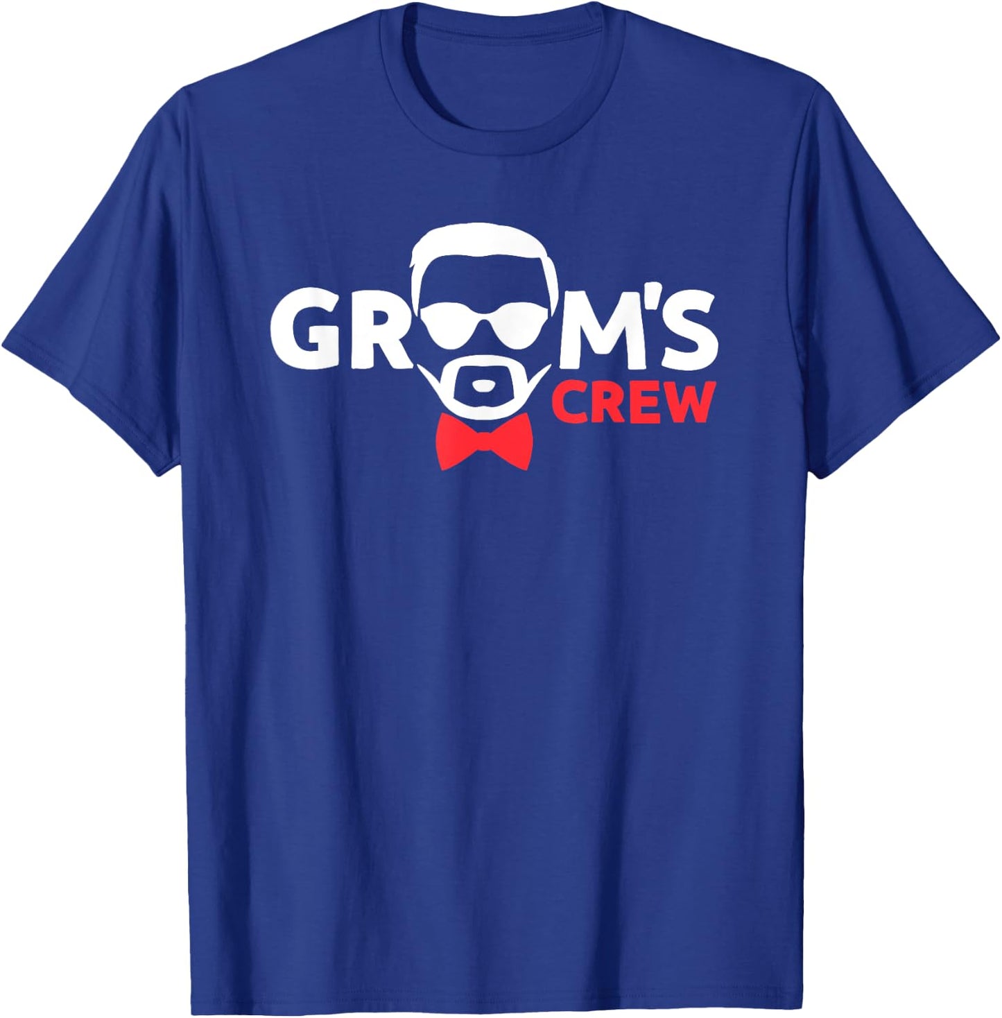 Funny Bachelor Party Grooms Crew Stag Wedding Party Gag T-Shirt - T-Shirt | Royal