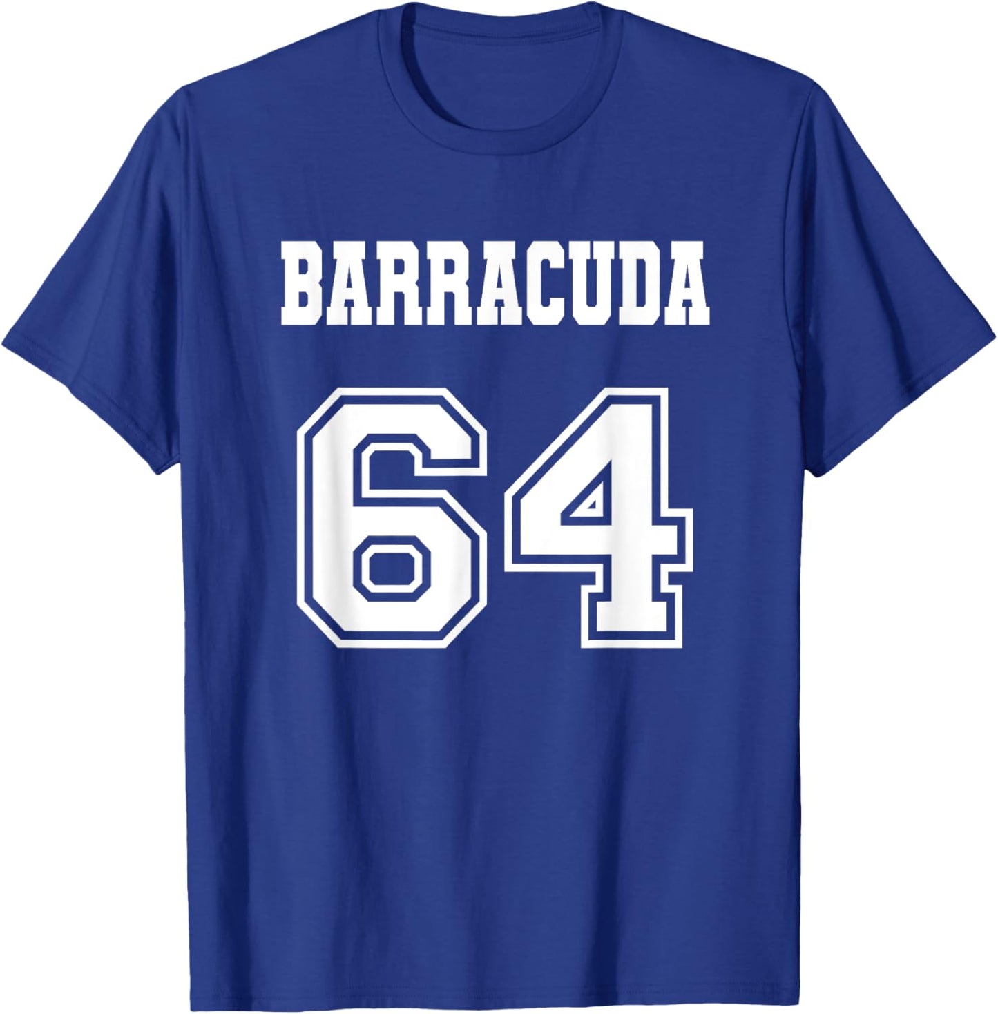 Jersey Style Barracuda 64 1964 Old School Muscle Car Fishing T-Shirt - T-Shirt | Royal