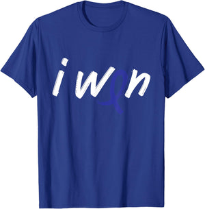 Cancer Warriors co Rectal Cancer Awareness I Won Fighter - Black, -Adults, Short Sleeve, , Cancer Awareness T-Shirt - T-Shirt | Royal