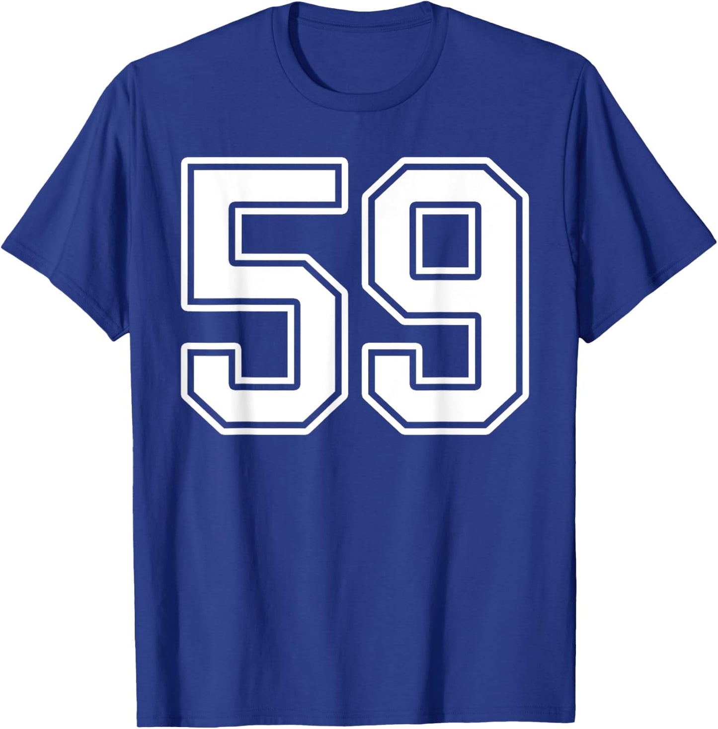 Number 59 Fan Player Jersey Style #59 Men Women Kids T-Shirt - T-Shirt | Royal
