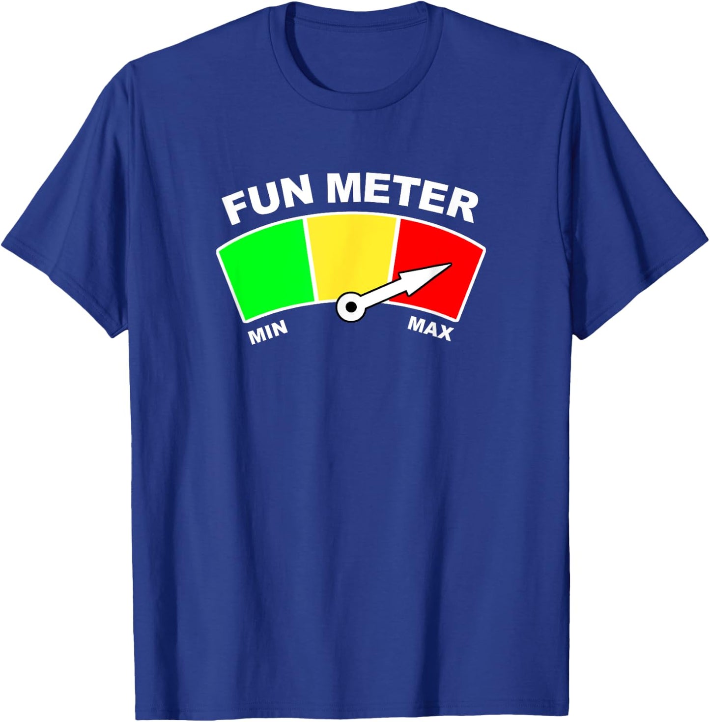 Ready For Fun Collection Fun Meter T-Shirt - T-Shirt | Royal