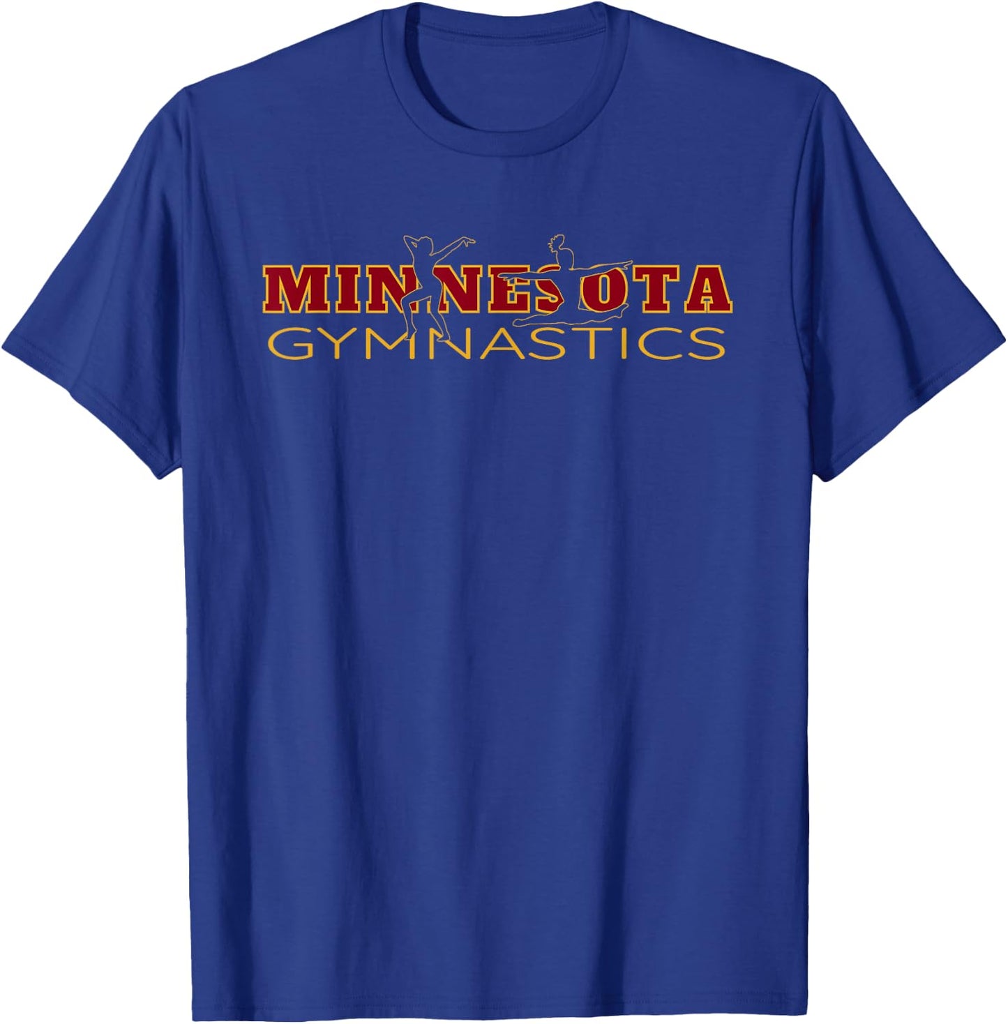 Minneapolis Acro Girl Tumbling Team Minnesota Gymnastic T-Shirt - T-Shirt | Royal