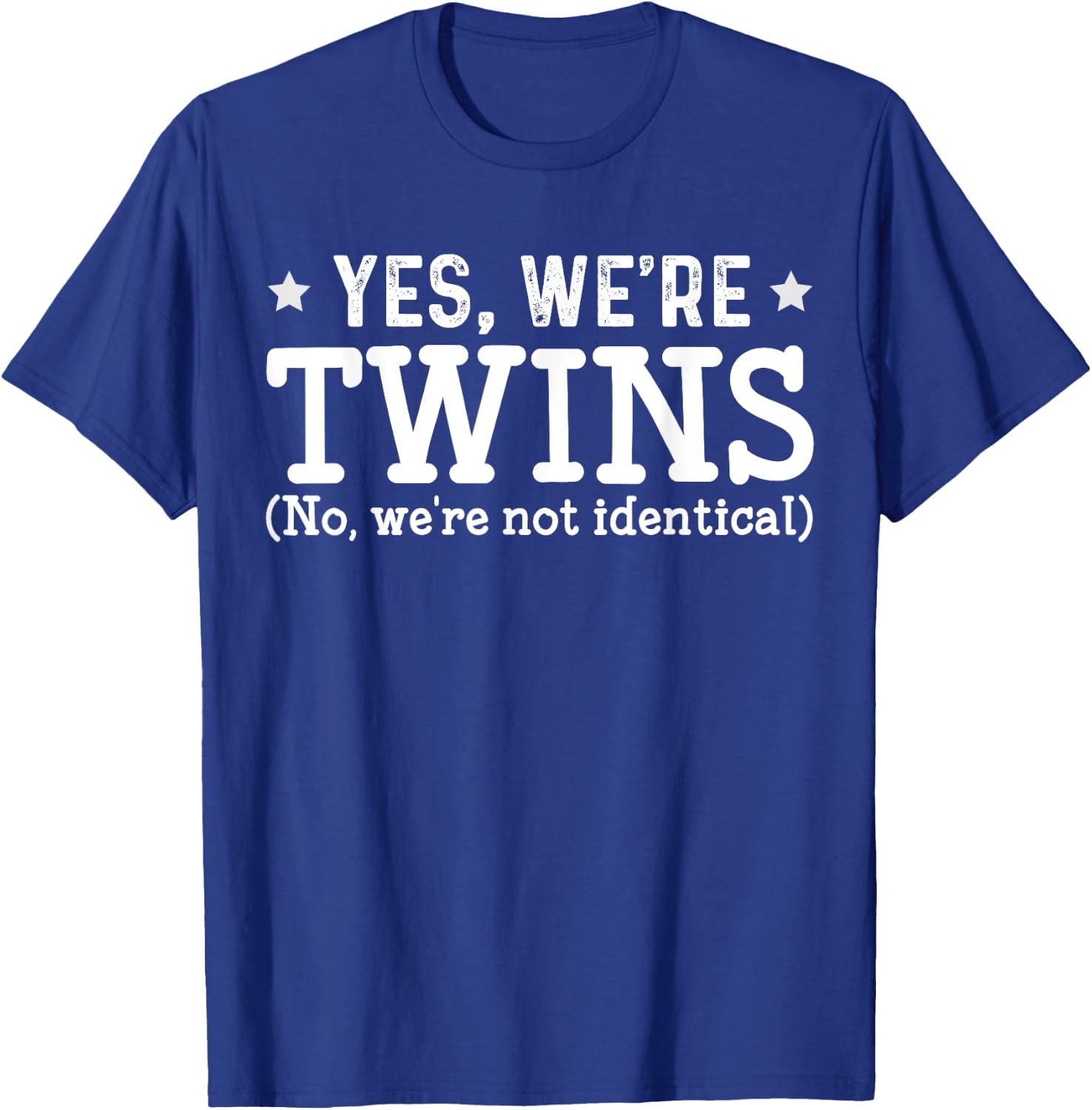 Twins Partner Twin Siblings T-Shirt - T-Shirt | Royal
