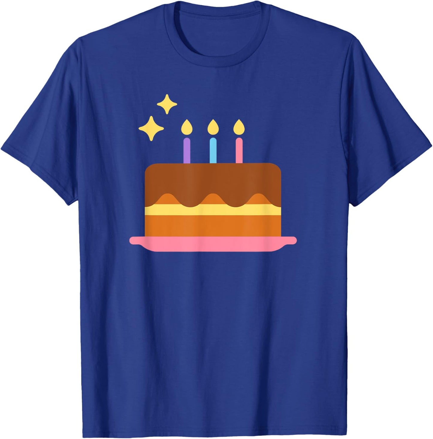 Cake with Candles and Chocolate , Women, Children T-Shirt - T-Shirt | Royal