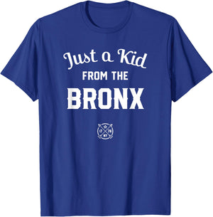 Just a Kid from the BRONX, New York City, NYC, New York, NY T-Shirt - T-Shirt | Royal