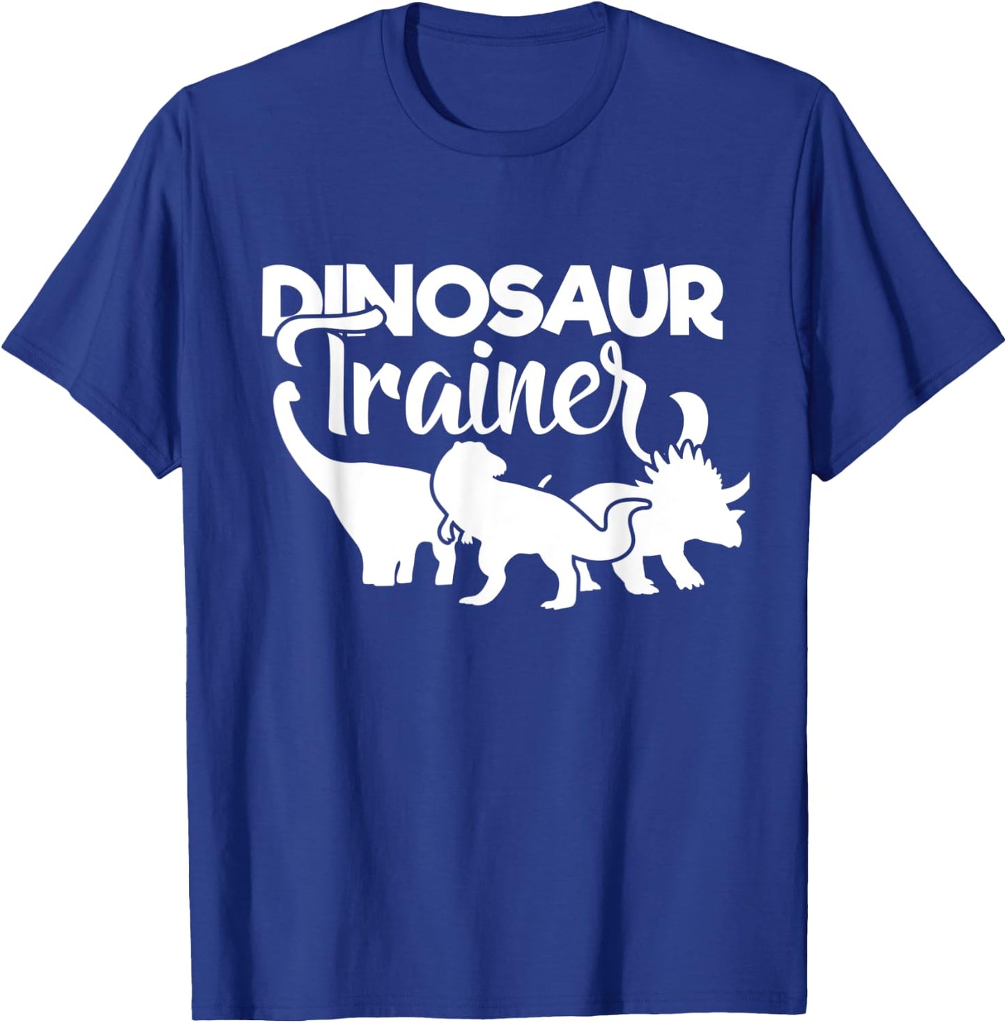 Dinosaur Trainer Lazy Halloween Dino Training Dinosaur Lover T-Shirt - T-Shirt | Royal