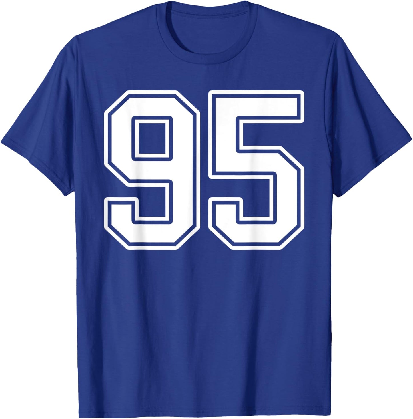 Number 95 Fan Player Jersey Style #95 Men Women Kids T-Shirt - T-Shirt | Royal