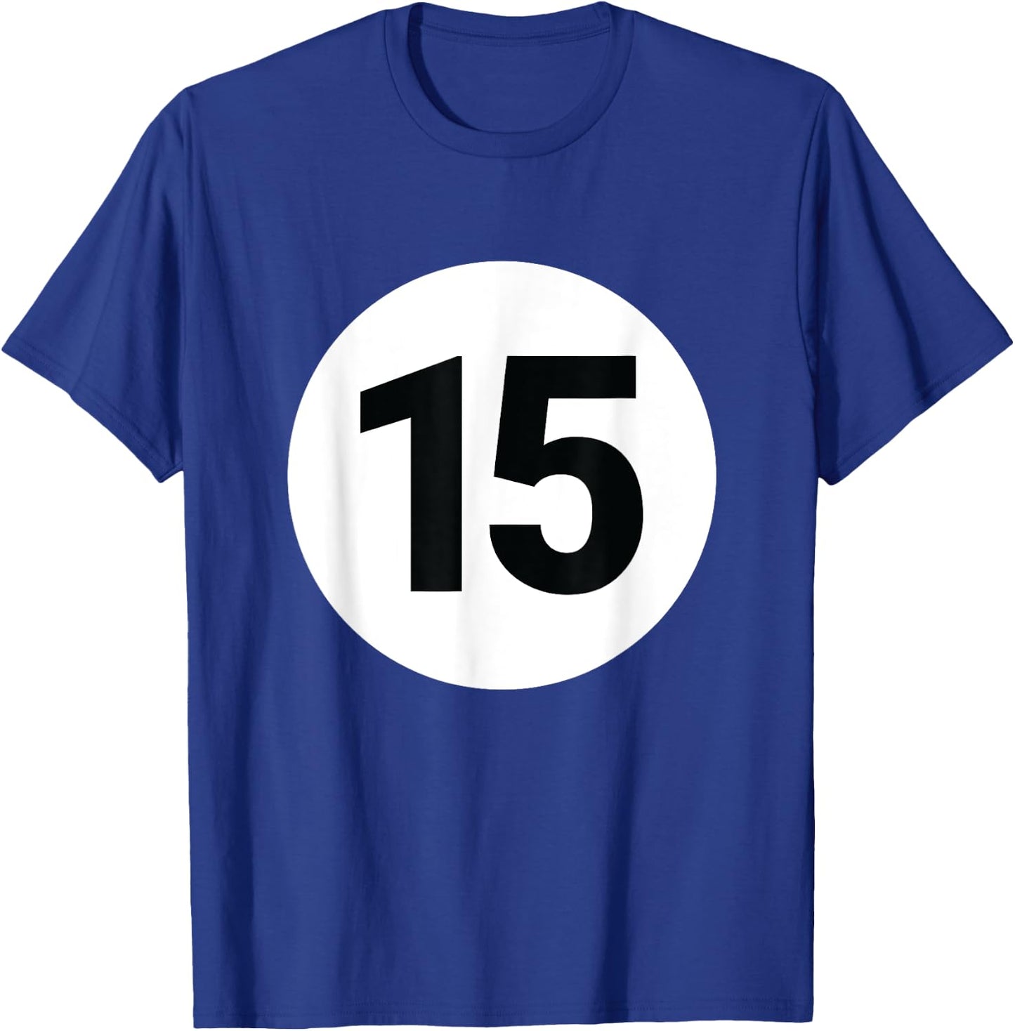 8 Pool Ball 15 Billiards Costume Halloween Group Matching T-Shirt - T-Shirt | Royal