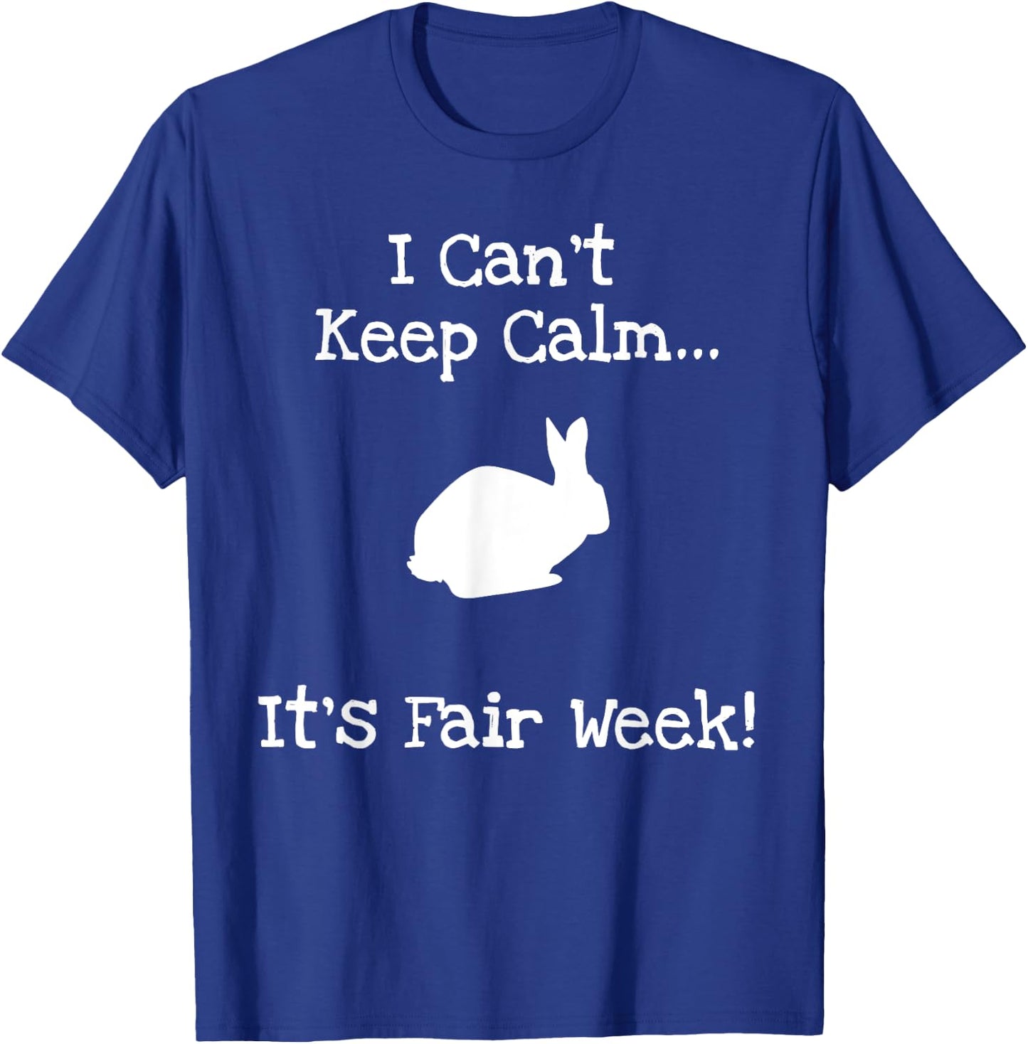 State and County Fair - Show Rabbit Livestock Animal Showing T-Shirt - T-Shirt | Royal