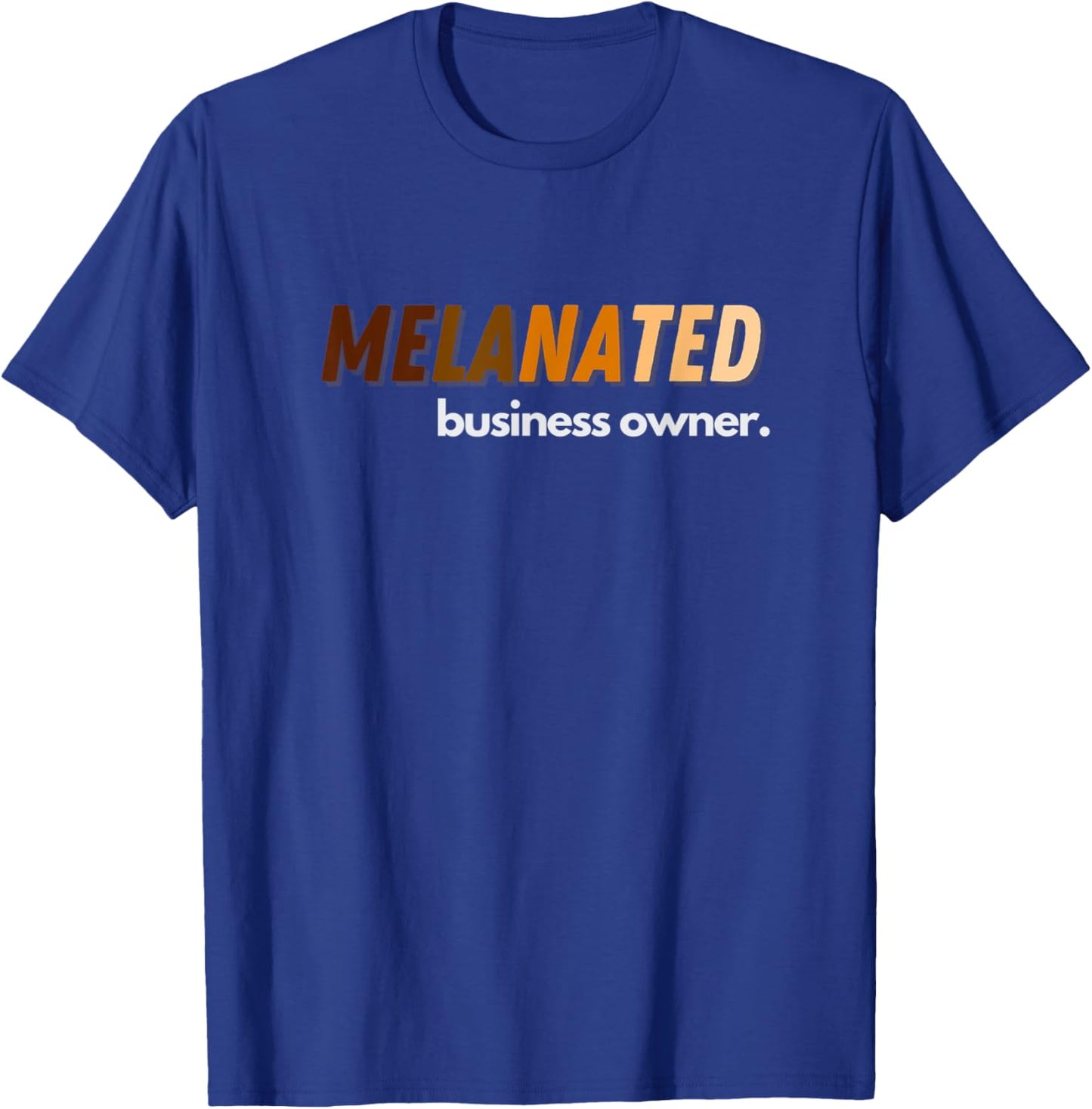 Melanated Business Owner T-Shirt - T-Shirt | Royal