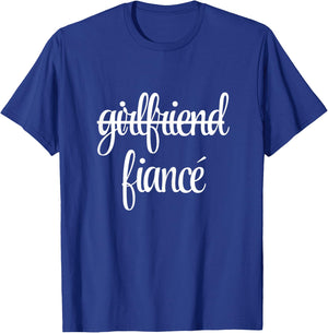 Girlfriend Fiancee Funny Fiance Engagement Party T-Shirt - T-Shirt | Royal