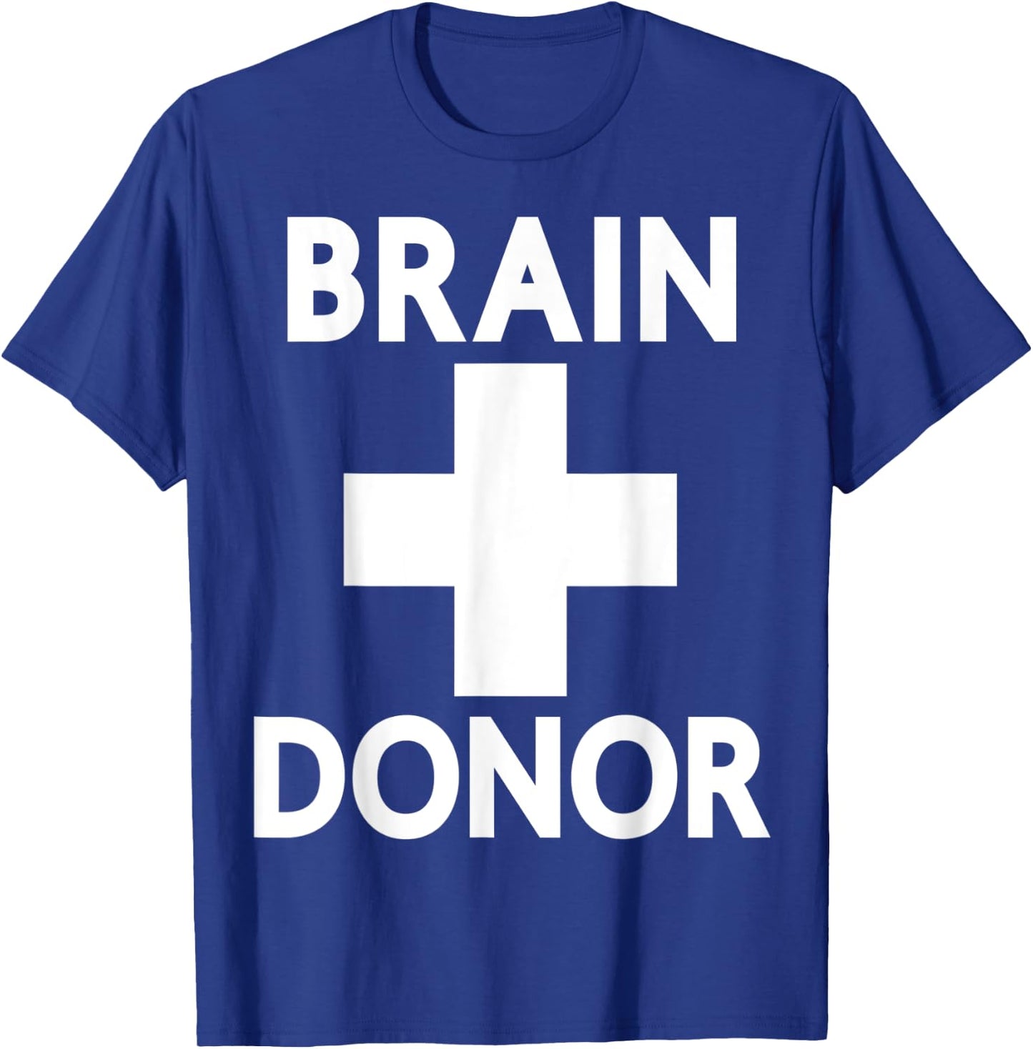 Zombie Brain Donor Dispenser Funny Halloween Costume Men Boy T-Shirt - T-Shirt | Royal