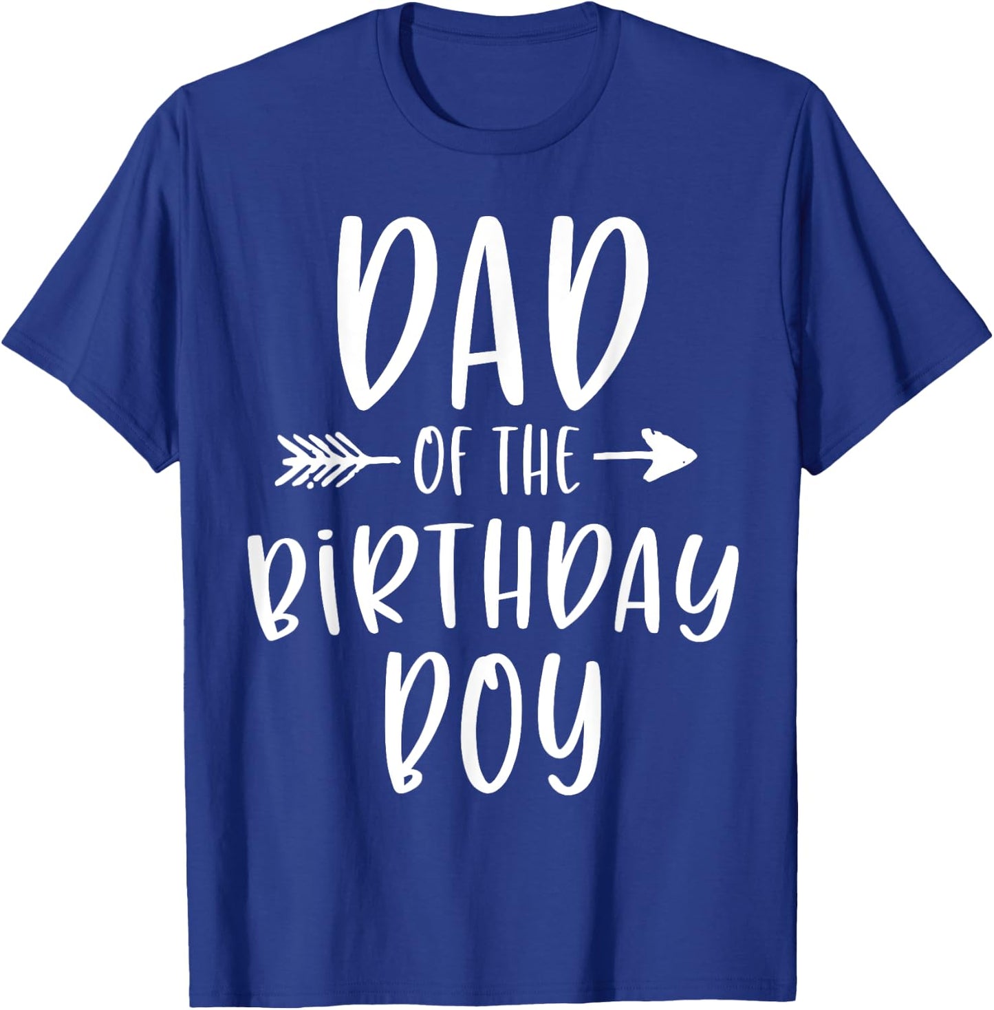 Dad of the Birthday Boy Daddy And Son Bday Party Father T-Shirt - T-Shirt | Royal