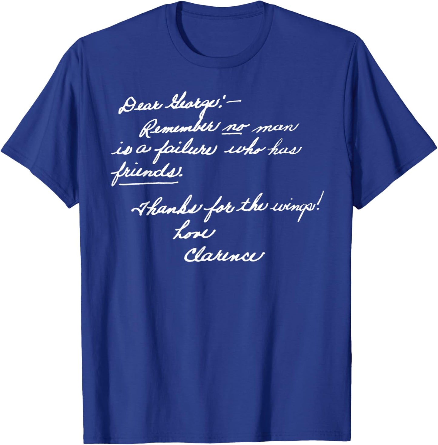 Vintage Christmas Classic It's a Wonderful Life T-Shirt - T-Shirt | Royal