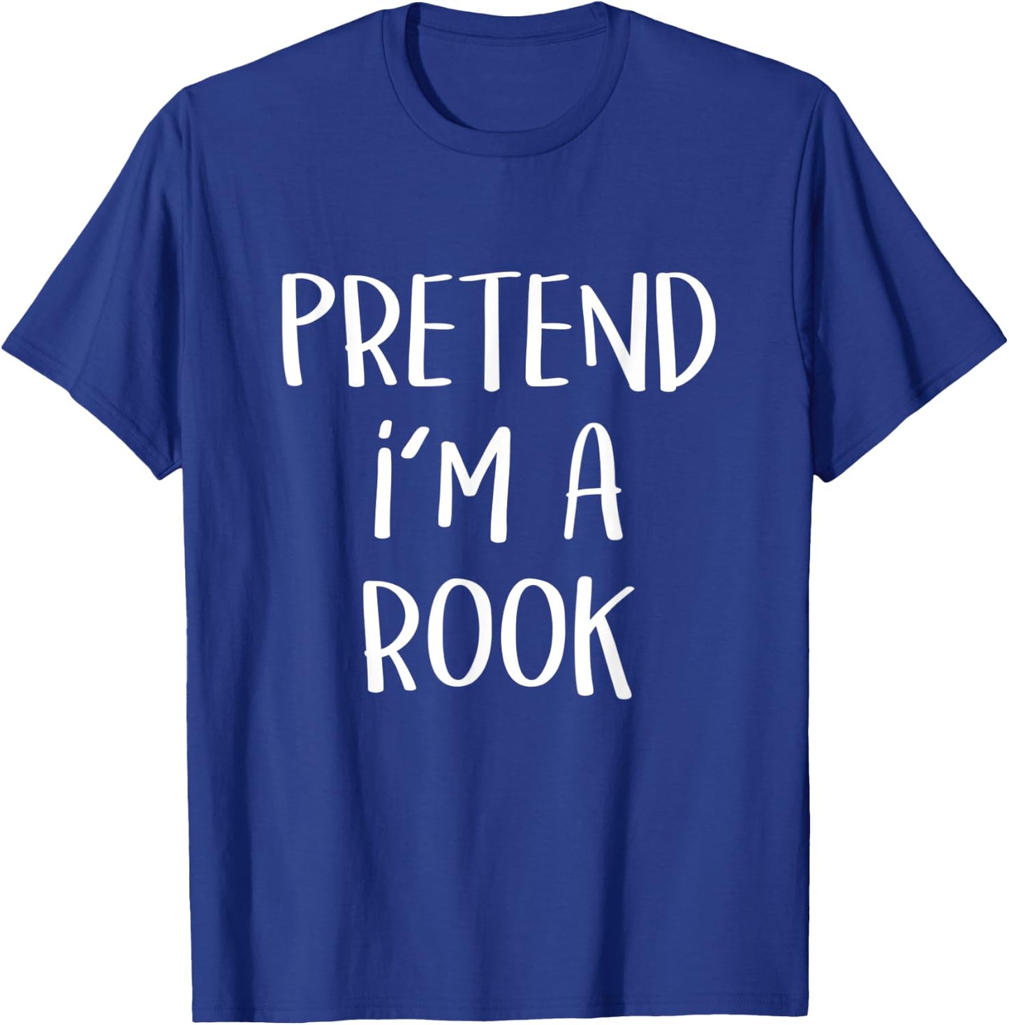 Pretend I'm A Rook Costume Funny Halloween Party T-Shirt - T-Shirt | Royal