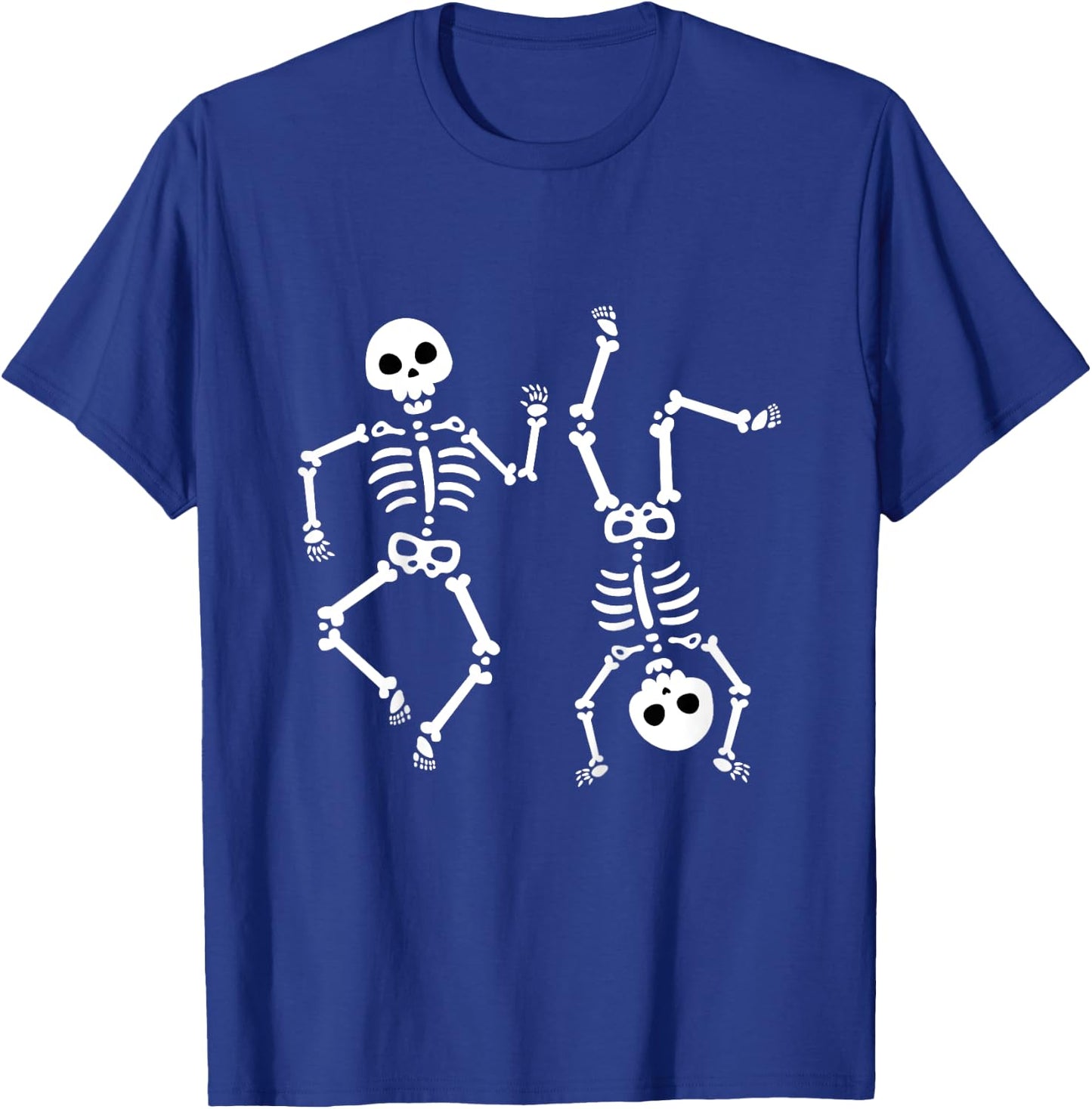 Kids Dancing Skeletons Halloween Shirt for Boy Girl Youth Toddler T-Shirt - T-Shirt | Royal