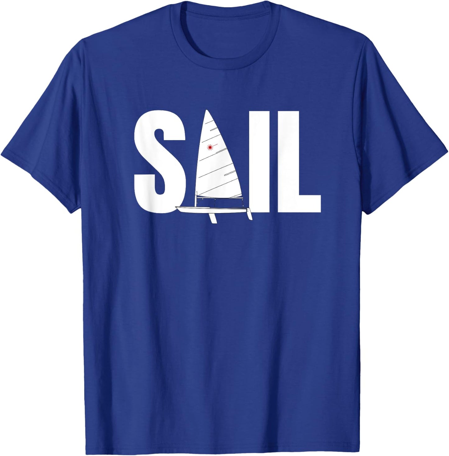 Laser Sail - Sailing Gift Sailors T-Shirt - T-Shirt | Royal