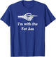 I'm with the fat ass with skeleton arm and hand T-Shirt - T-Shirt | Royal
