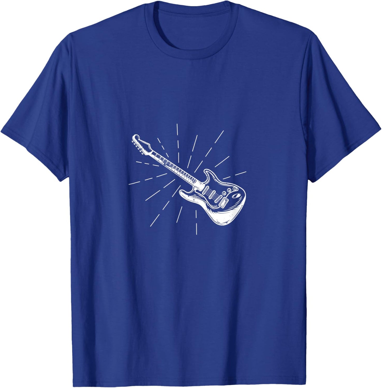 Electric guitar for guitar players hobby and legends T-Shirt - T-Shirt | Royal