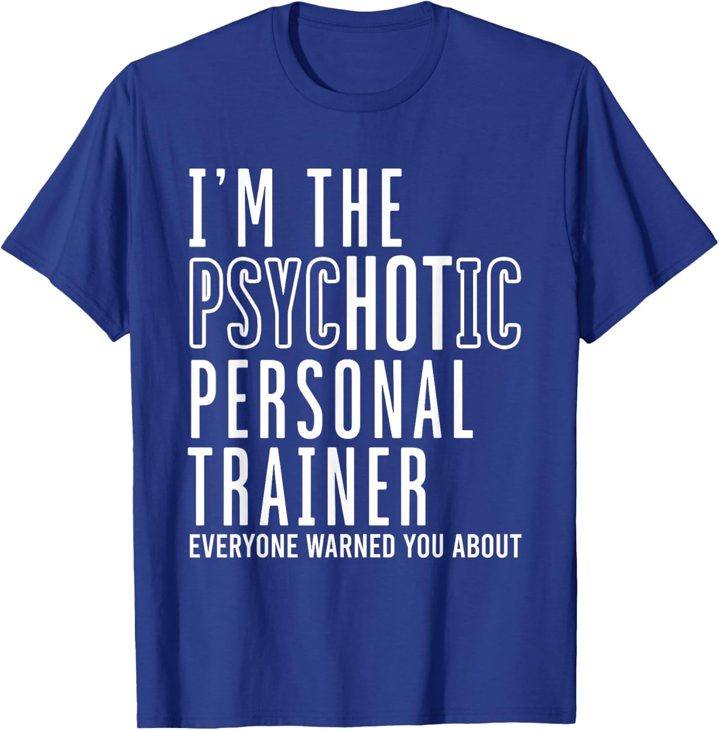 Personal Trainer Bodybuilding Workout Fitness Instructor Gym T-Shirt - T-Shirt | Royal