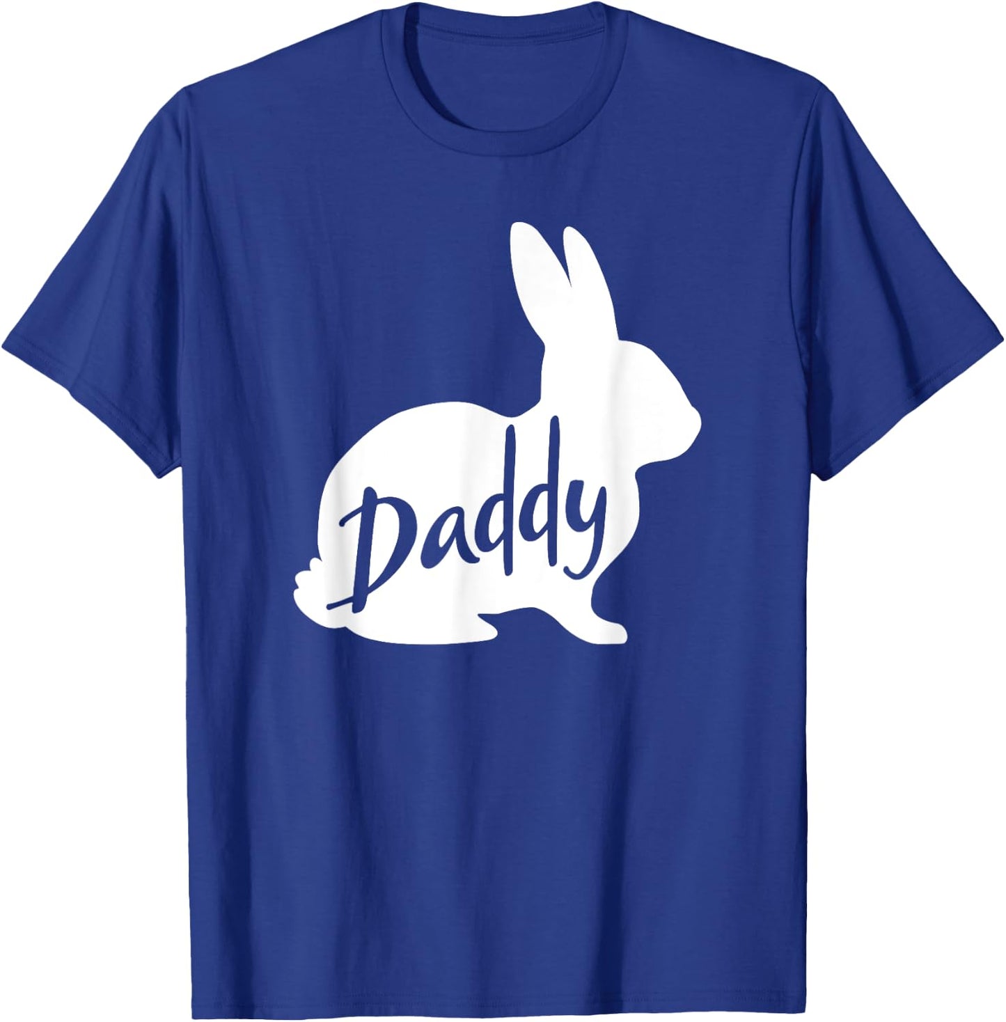 Daddy Bunny Rabbit Father Dad Easter T-Shirt - T-Shirt | Royal