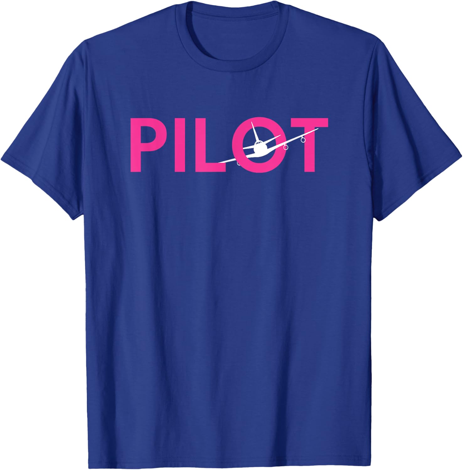 Female Pilot Aviation T-Shirt - T-Shirt | Royal