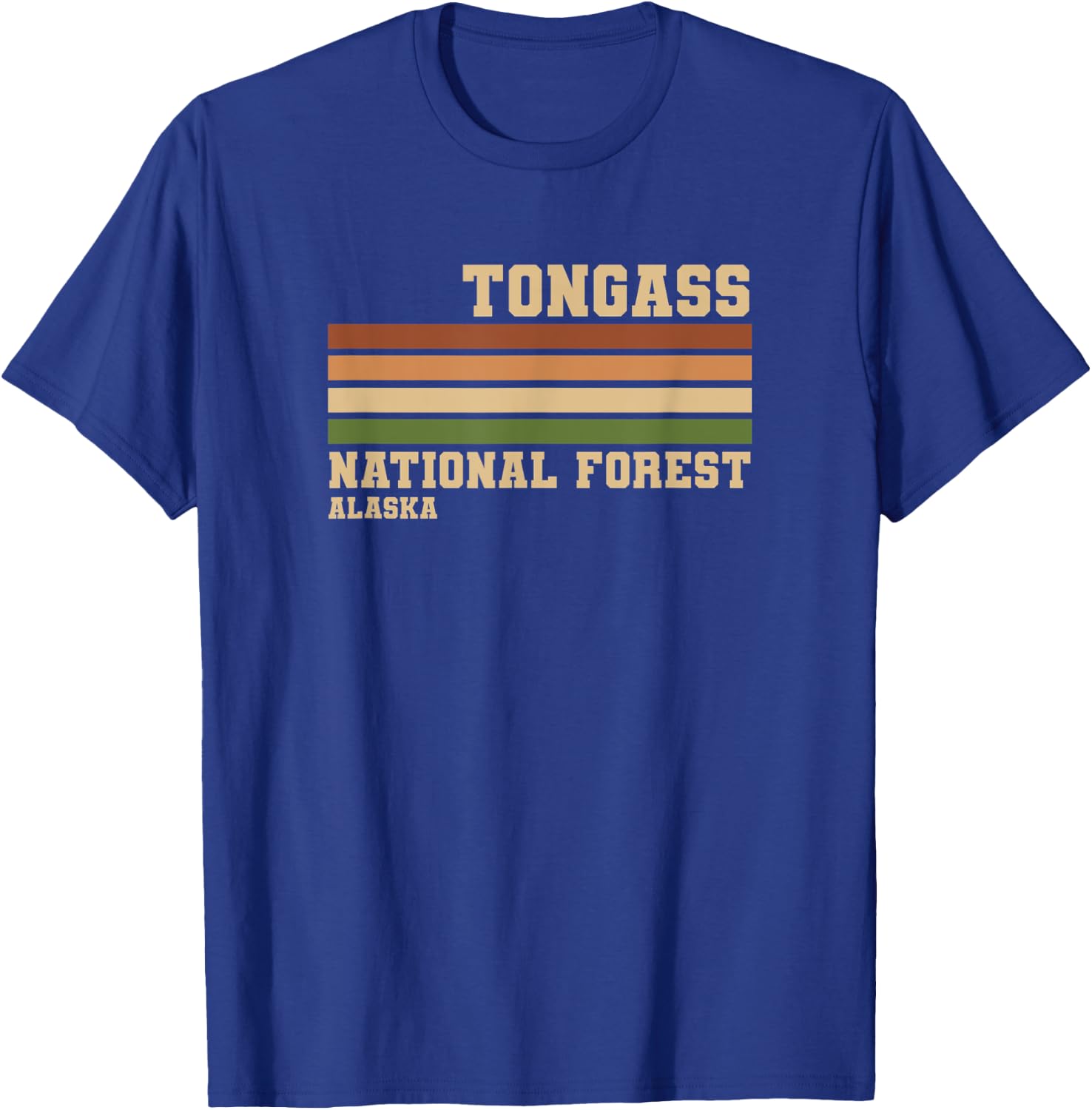 Tongass National Forest T-Shirt - T-Shirt | Royal