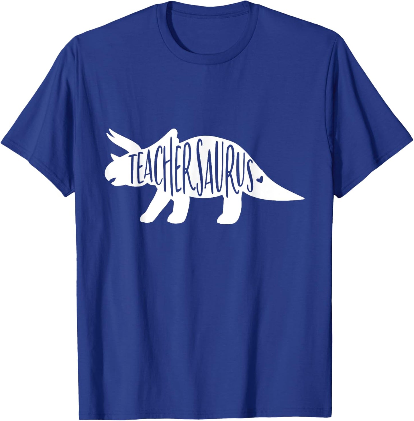 Teachersaurus Like A Normal Teacher Awesome Dinosaur Teacher Men Women Girls Kids T-Shirt - T-Shirt | Royal