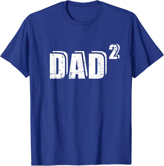 2nd second time Dad daddy to be T-Shirt - T-Shirt | Royal
