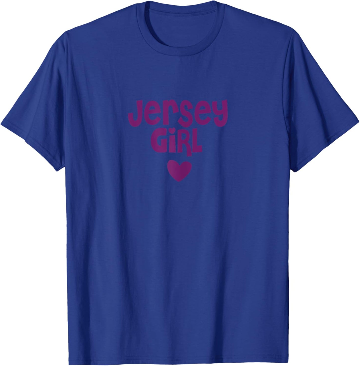 Cute and Funny Jersey Shore Heart New Jersey Gift T-Shirt - T-Shirt | Royal