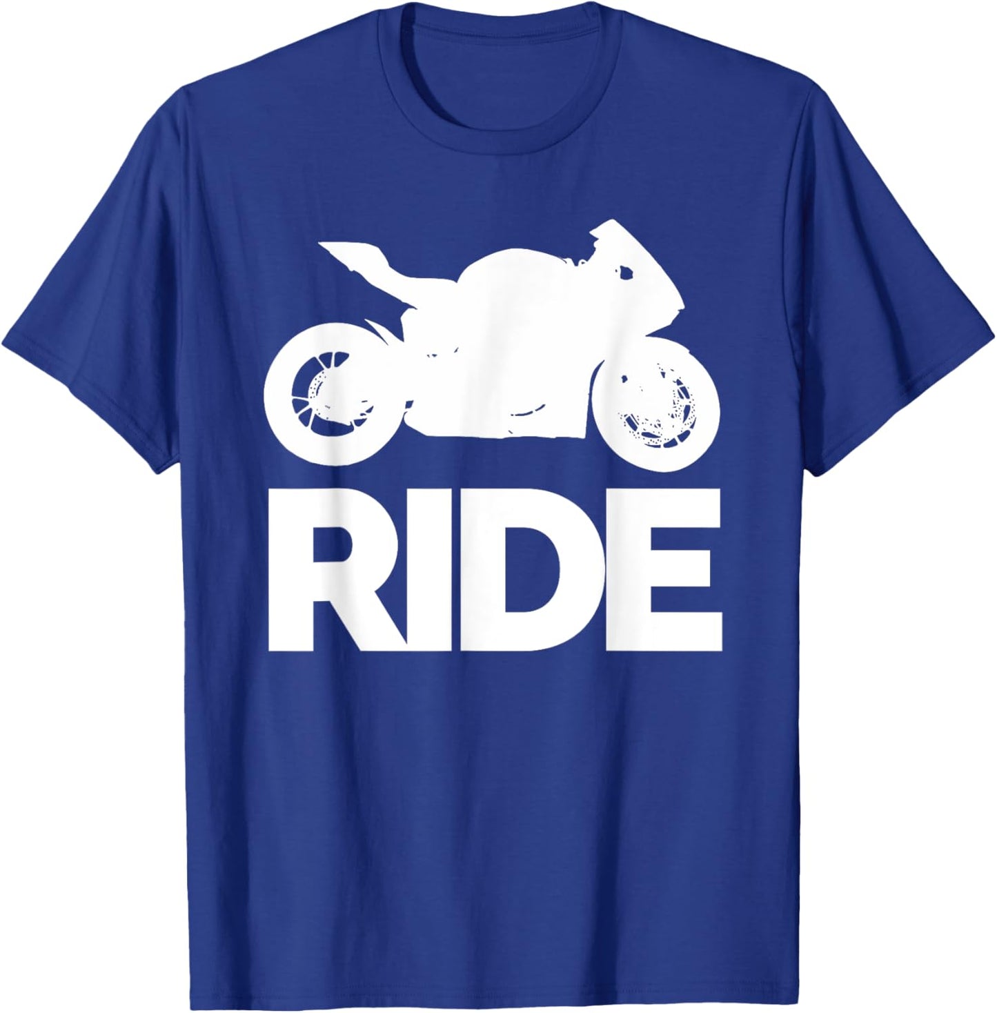 Motorcycle Rider Sport Bike Biker Superbike T-Shirt - T-Shirt | Royal
