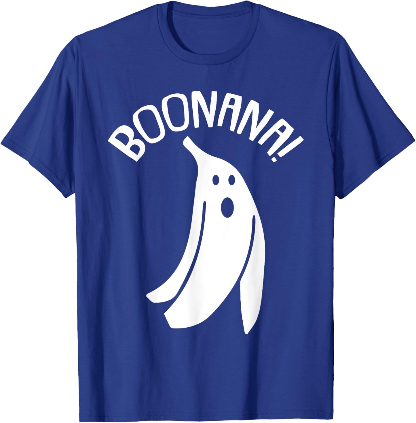 Boo-nana Lazy Halloween Costume Funny Ghost Banana Pun T-Shirt - T-Shirt | Royal