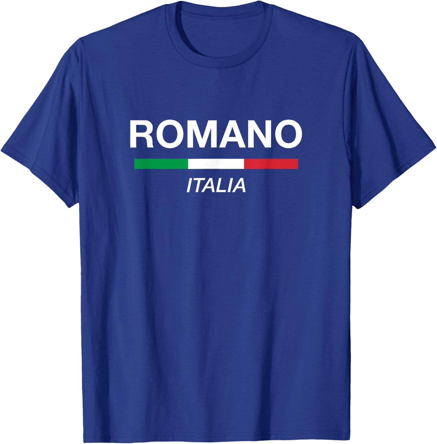 Romano Italian Family Name Italy Flag T-Shirt - T-Shirt | Royal