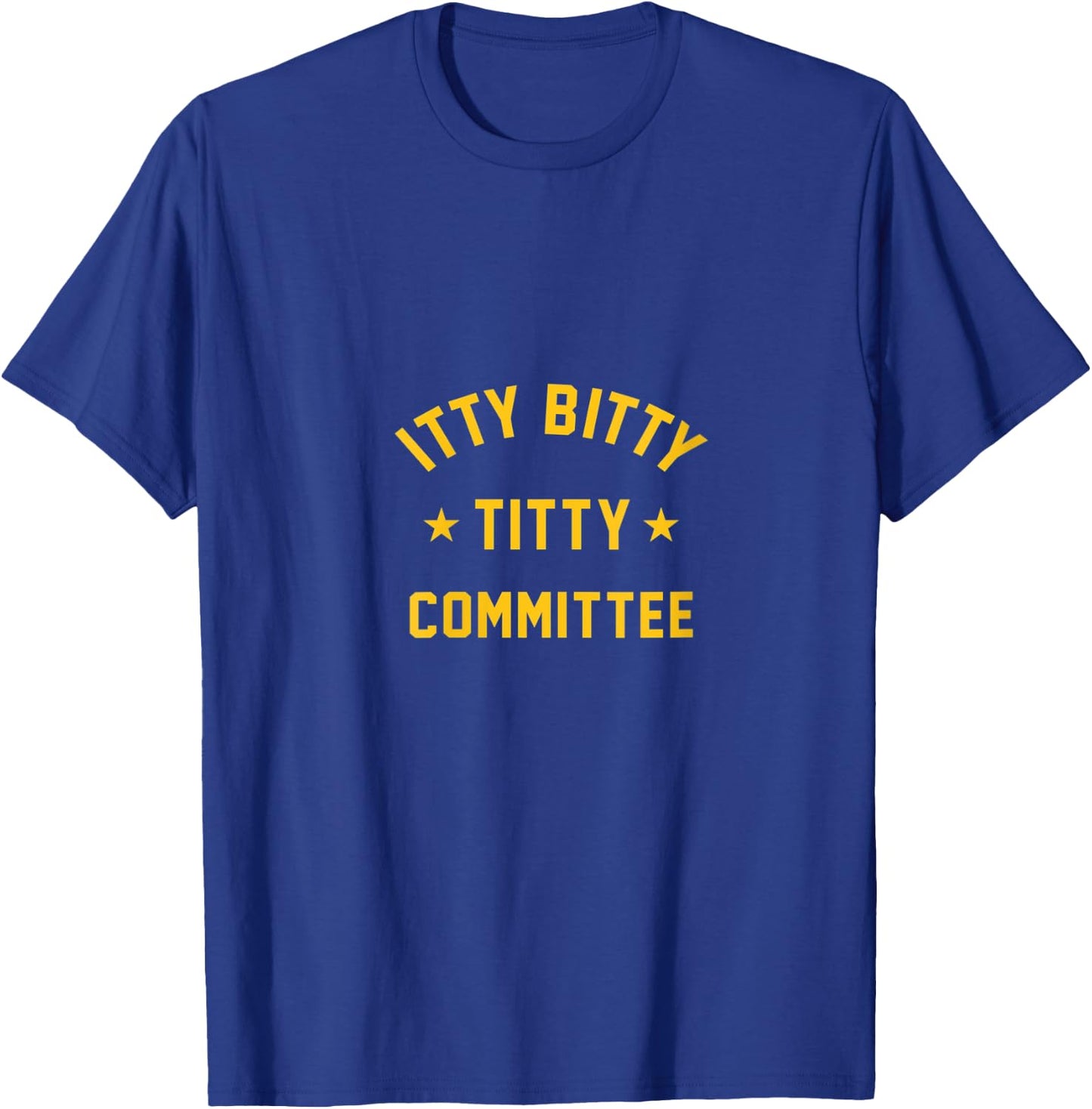 ITTY BITTY TITTY COMMITTEE V-Neck T-Shirt - T-Shirt | Royal