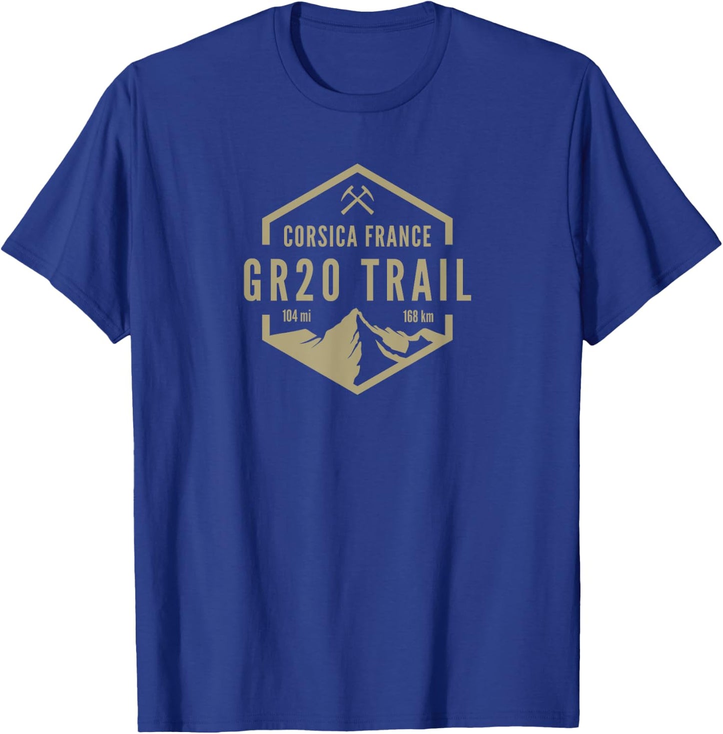 Corsica France GR20 Trail T-Shirt - T-Shirt | Royal