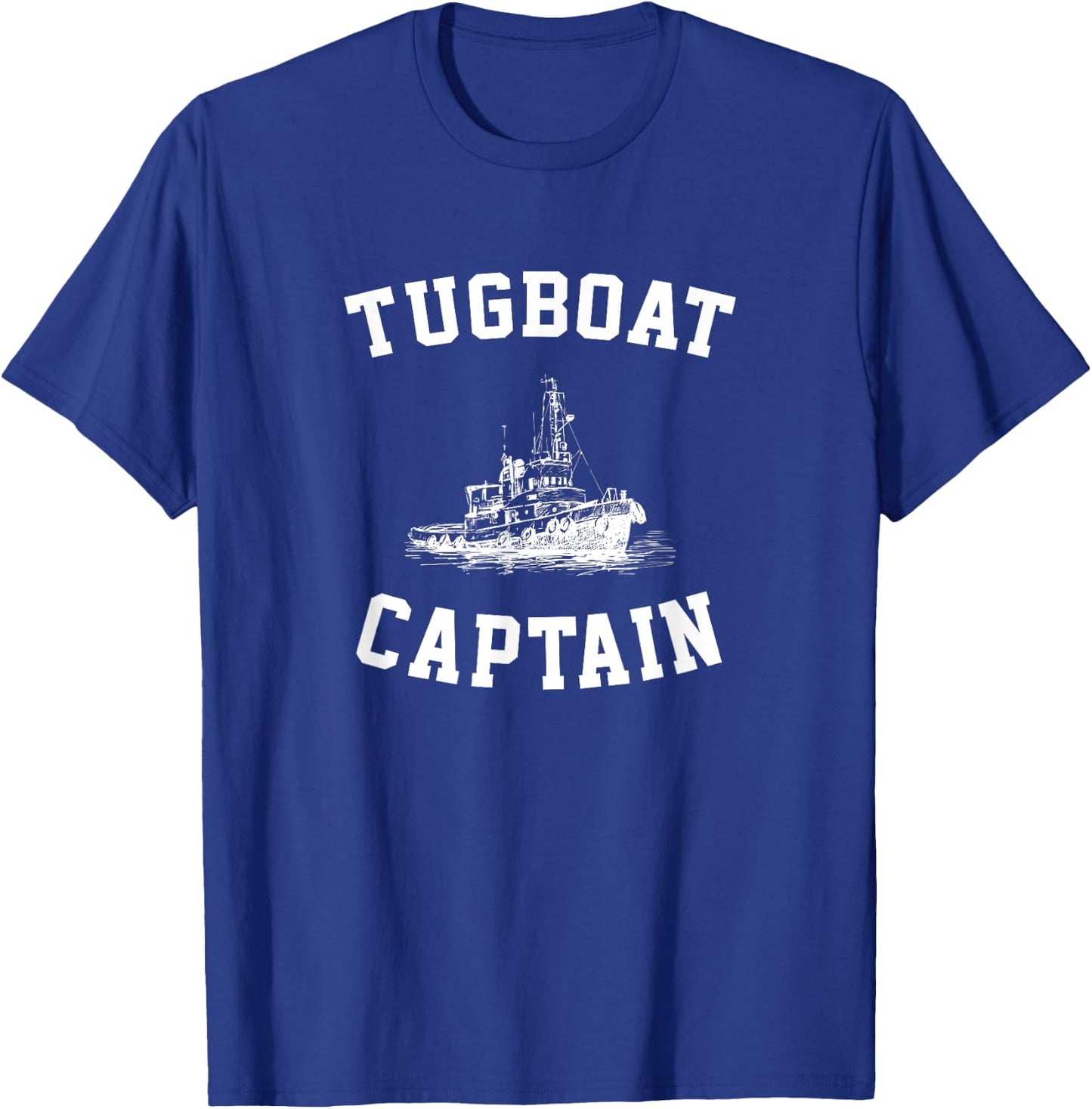 Tugboat Captain, Boating Tugboat T-Shirt - T-Shirt | Royal