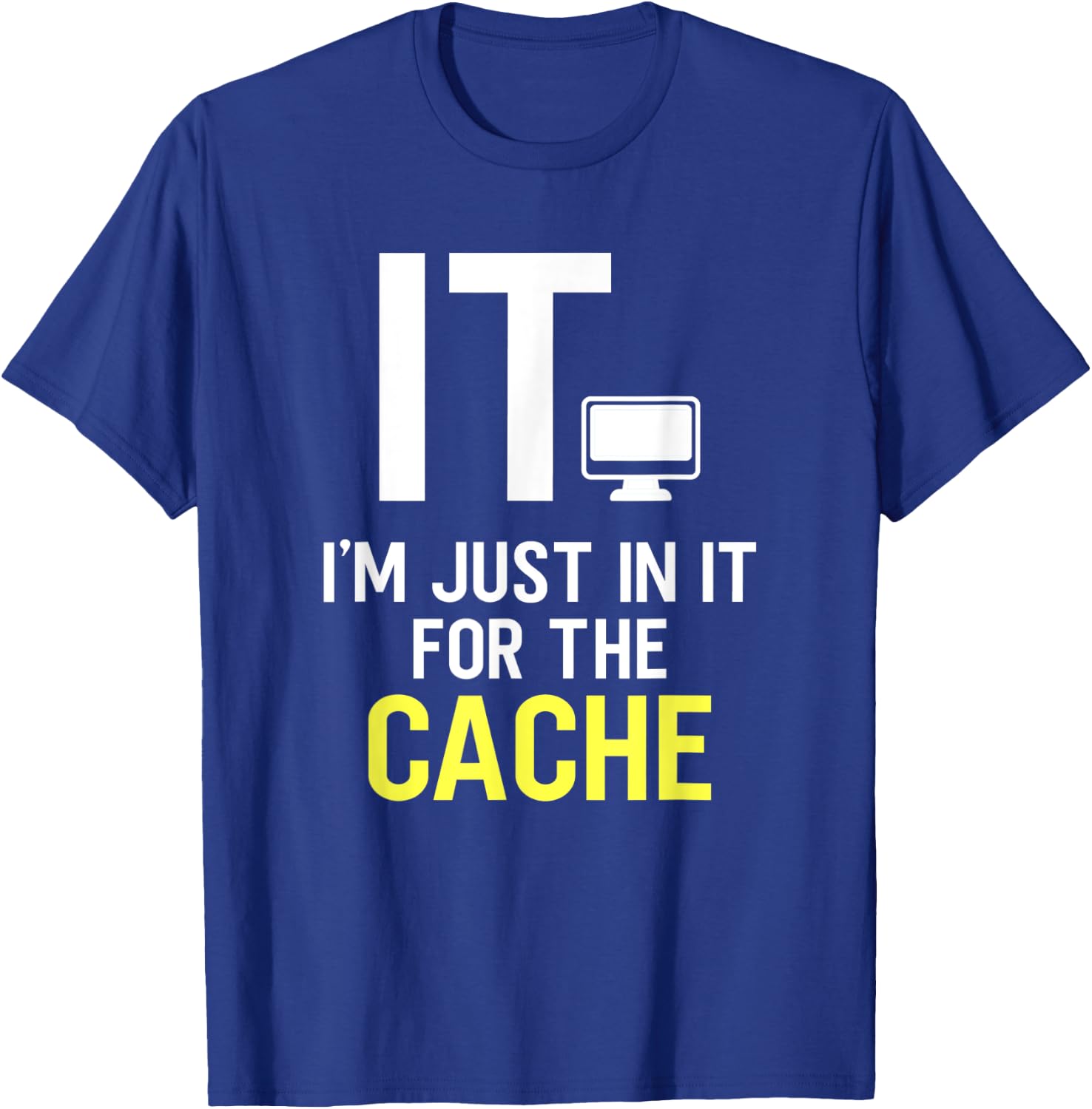 Tech Support IT Helpdesk Computer Geeks Funny T-Shirt - T-Shirt | Royal