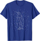 Sternbild Penguin Constellation Emperor Sea Bird Penguin T-Shirt - T-Shirt | Royal
