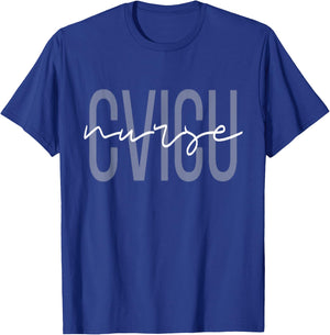 CVICU Nurse Cardiac Nurse Registered Nurse T-Shirt - T-Shirt | Royal