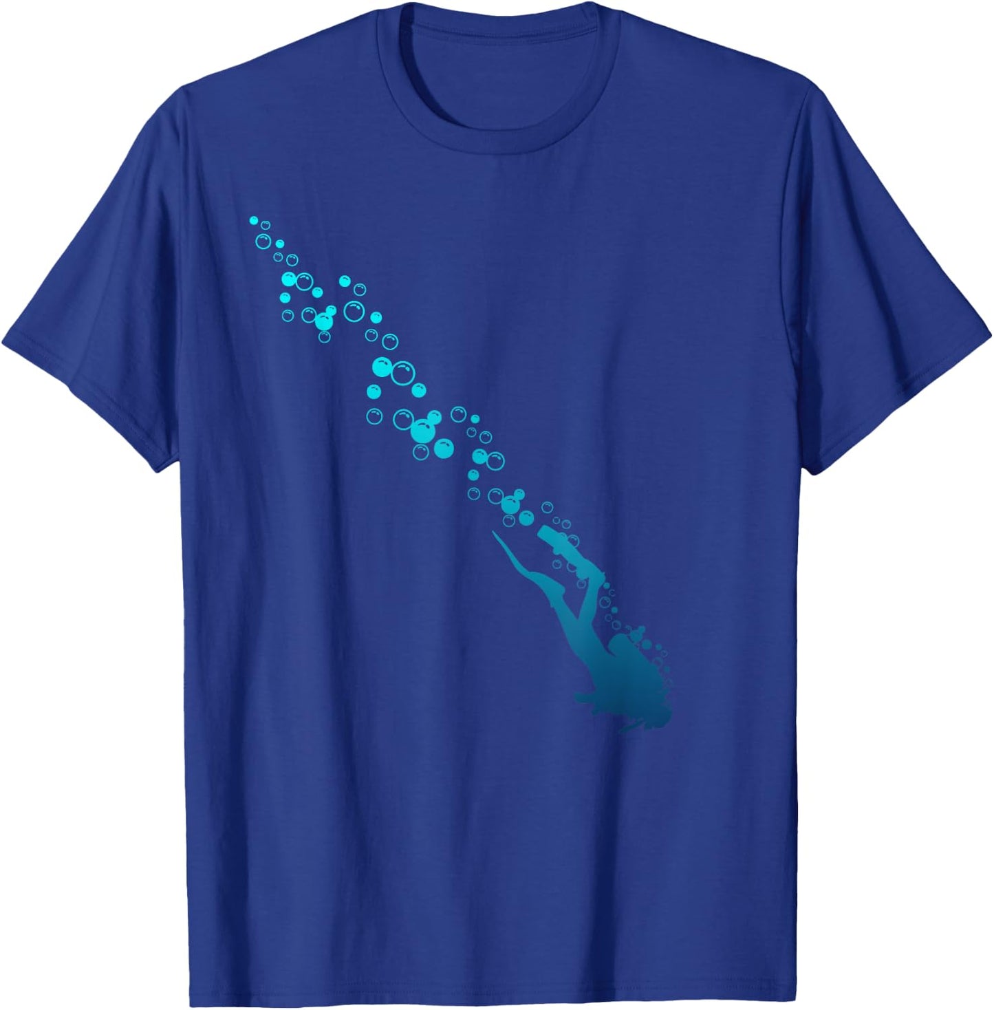 Scuba Diving Diver T-Shirt - T-Shirt | Royal