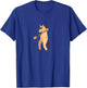 Funny Horse Wearing Sunglasses Fire Twirling T-Shirt - T-Shirt | Royal